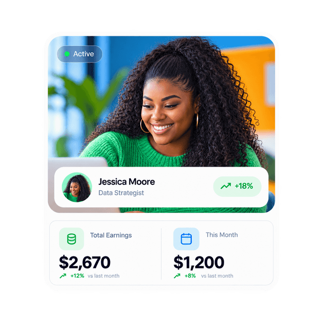 Data strategist profile and earnings